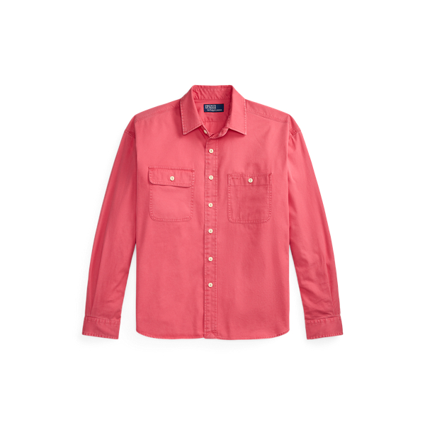 La chemise workwear Big Polo Ralph Lauren en Rouge p&acirc;le 2