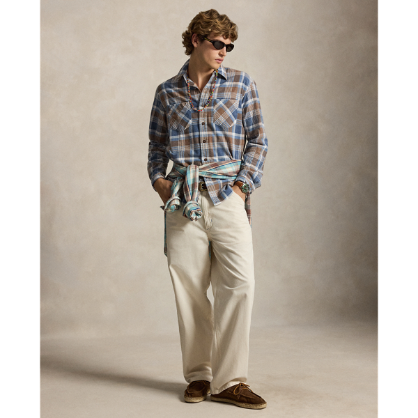 Classic Fit Plaid Flannel Workshirt
