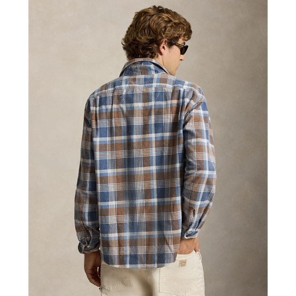Classic Fit Plaid Flannel Workshirt