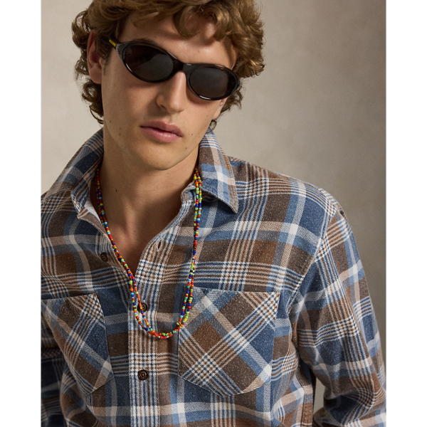 Classic Fit Plaid Flannel Workshirt
