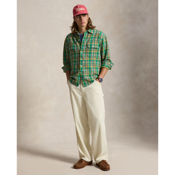 Classic Fit Plaid Flannel Workshirt