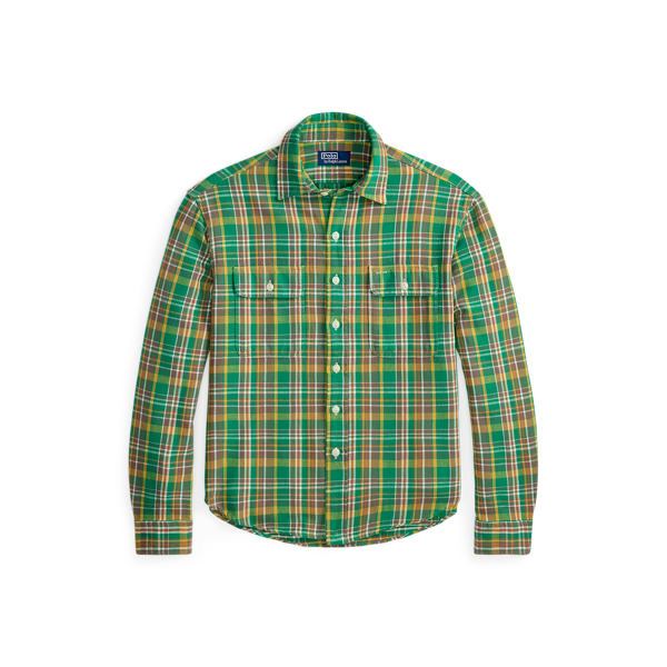 Classic Fit Plaid Flannel Workshirt