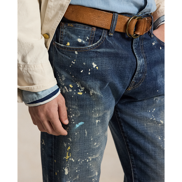 Hampton Straight Distressed Jeans