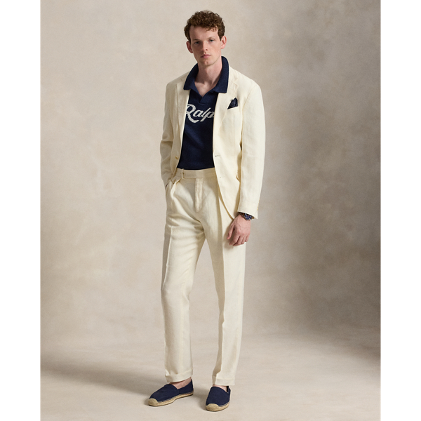 Der Kurzarmpullover Ralph mit Logo Polo Ralph Lauren in Navy kombiniert 3