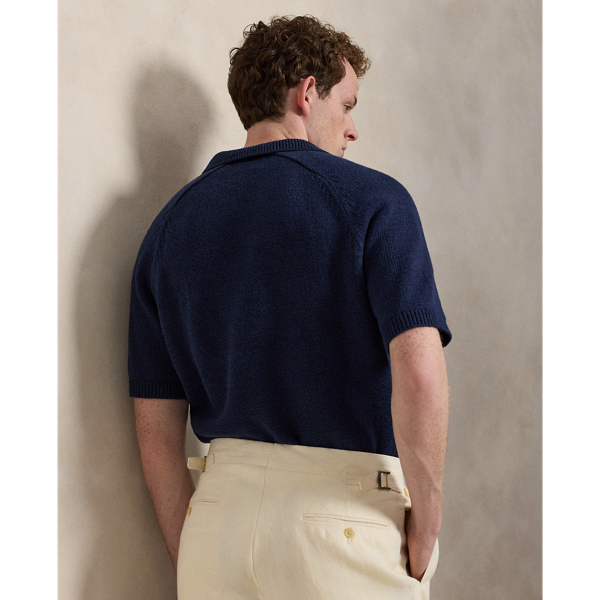 Der Kurzarmpullover Ralph mit Logo Polo Ralph Lauren in Navy kombiniert 4