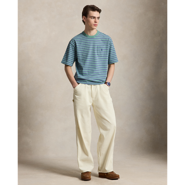 T-shirt Relaxed Fit w paski