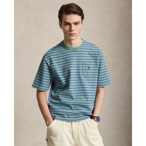 T-shirt Relaxed Fit w paski