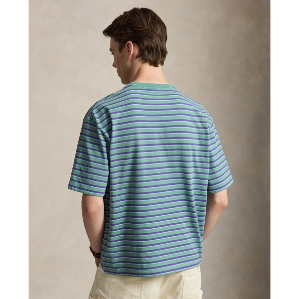 T-shirt Relaxed Fit w paski