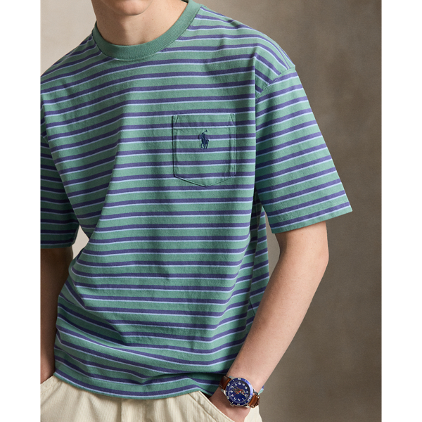 T-shirt Relaxed Fit w paski