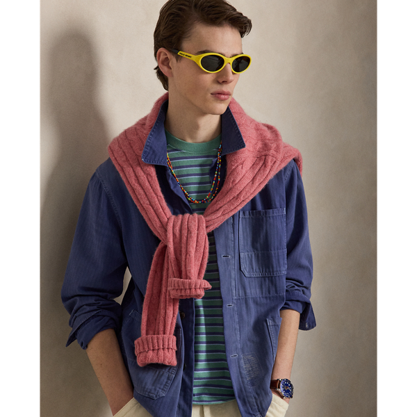 T-shirt Relaxed Fit w paski