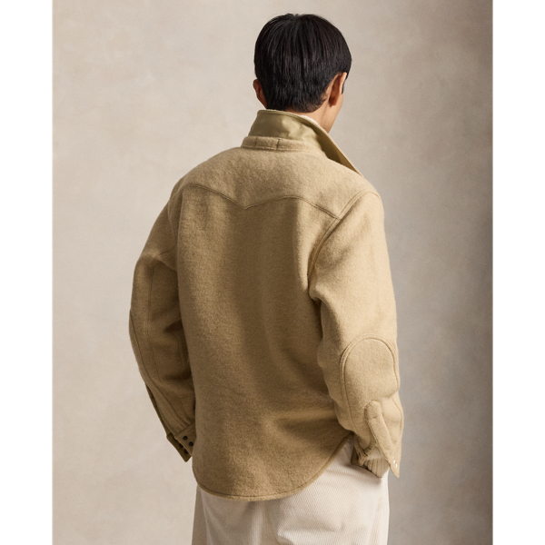 Sobrecamisa Western con lana fieltrada