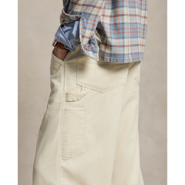 Relaxed Fit Corduroy Carpenter Trousers