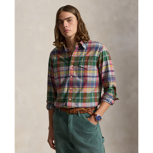 Classic Fit Plaid Performance Shirt