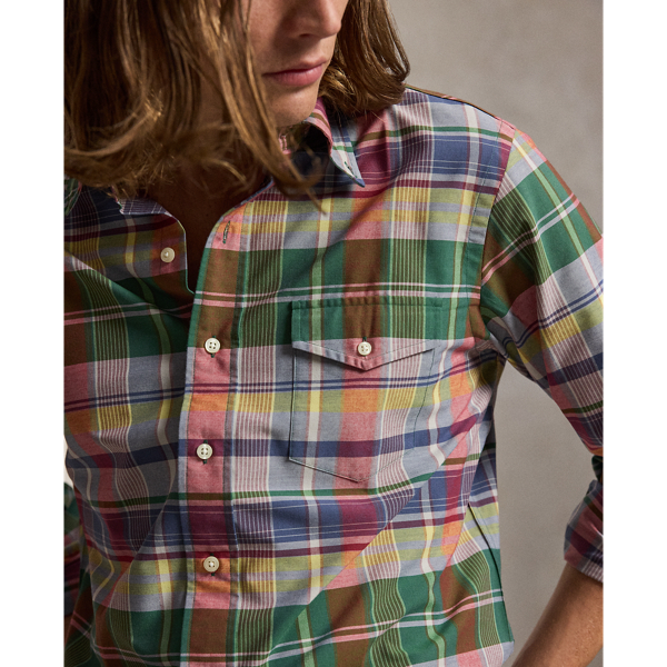 Classic Fit Plaid Performance Shirt