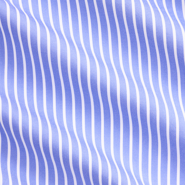 Classic Fit Striped Poplin Shirt