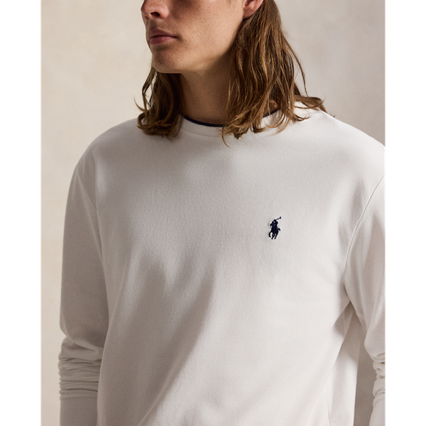 Classic-Fit T-Shirt aus Stretchpiqu&eacute;