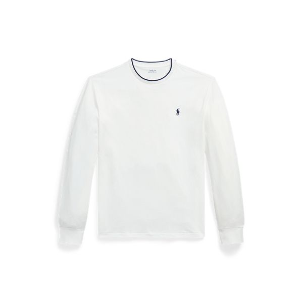 Classic-Fit T-Shirt aus Stretchpiqu&eacute; Polo Ralph Lauren in Wei&szlig; 1