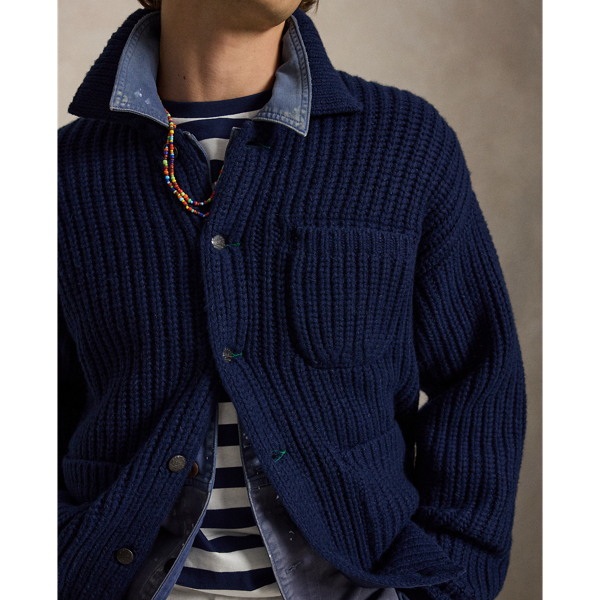 Relaxed fit wolmix vest