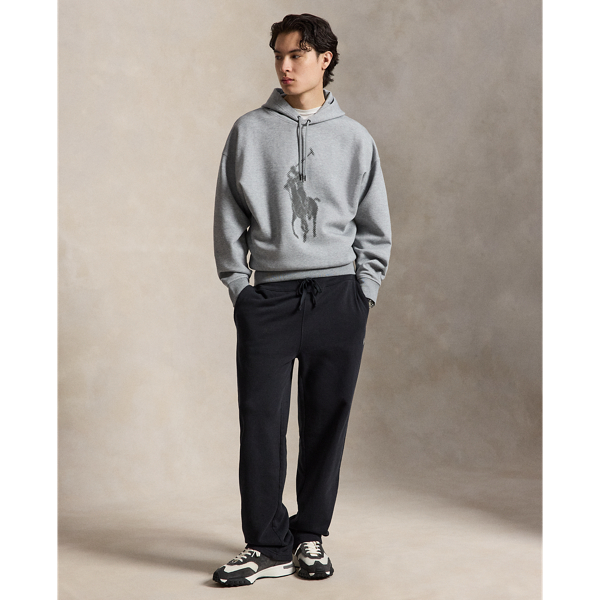 Relaxed Fit Big Pony Double-Knit Hoodie