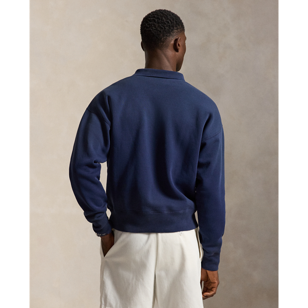 Dark Cobalt Vintage Fit Polo-Collar Sweatshirt Polo Ralph Lauren 5