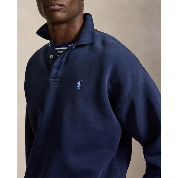 Dark Cobalt Vintage Fit Polo-Collar Sweatshirt Polo Ralph Lauren 6