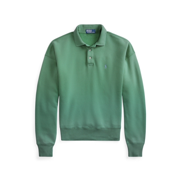 Vintage Fit Polo-Collar Sweatshirt