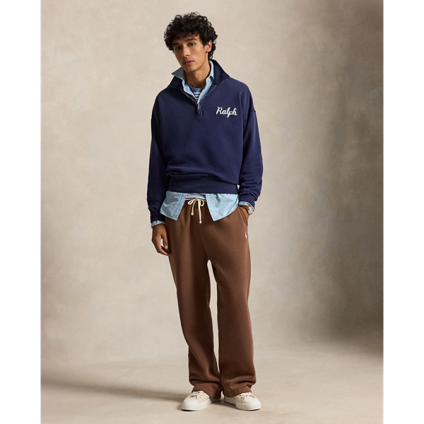 The Ralph Logo Collared Sweatshirt