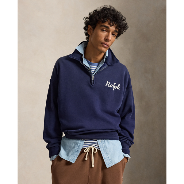 The Ralph Logo Collared Sweatshirt