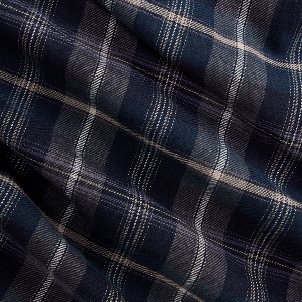 Classic Fit Plaid Twill Overshirt