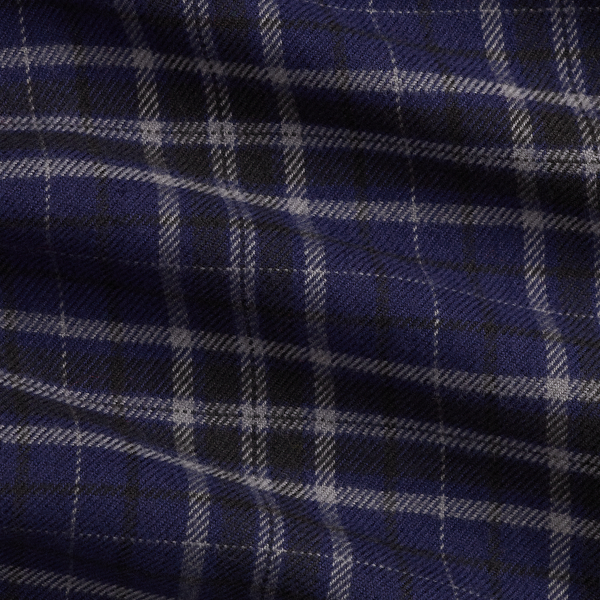 Plaid Twill Camp Shirt