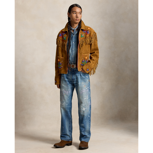 Classic Fit Indigo Denim Western Shirt