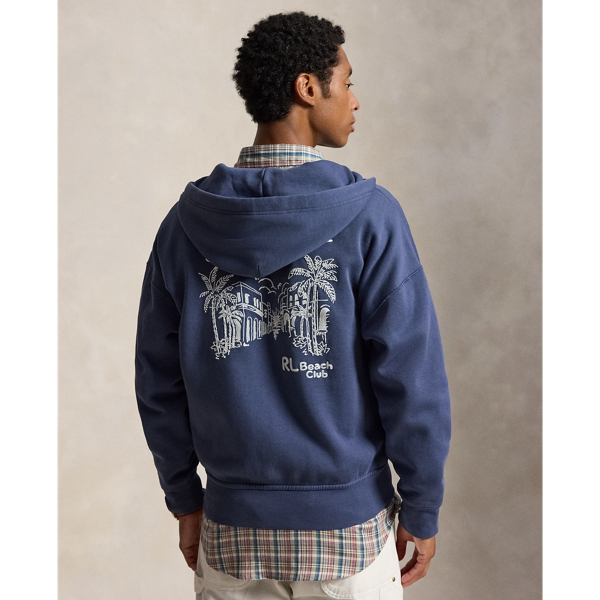 Relaxed Fit Fleece Graphic Hoodie