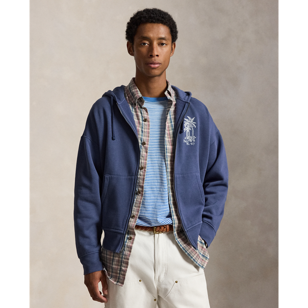 Relaxed Fit Fleece Graphic Hoodie