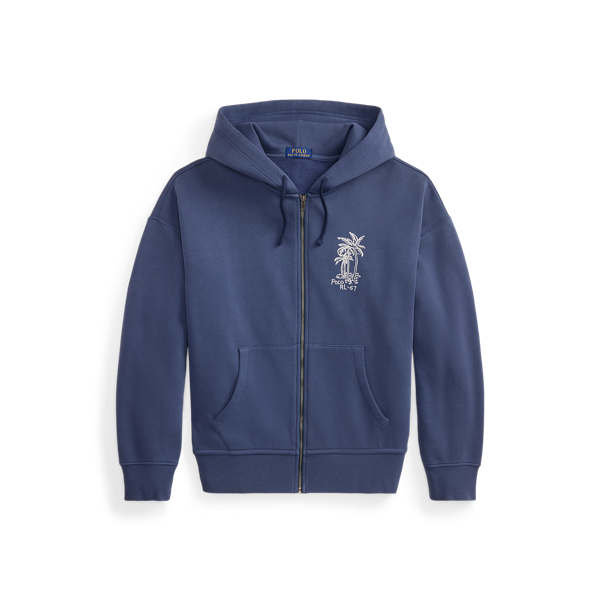 Relaxed Fit Fleece Graphic Hoodie