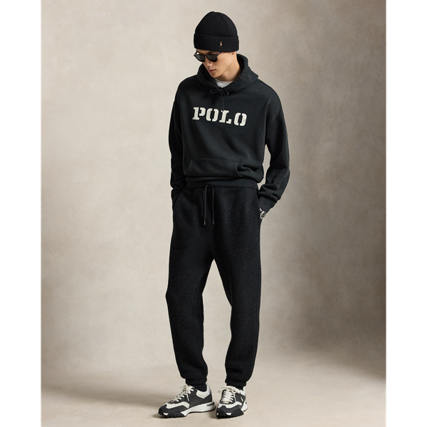 Relaxed Fit Logo Fleece Hoodie