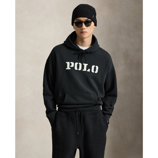 Relaxed Fit Logo Fleece Hoodie