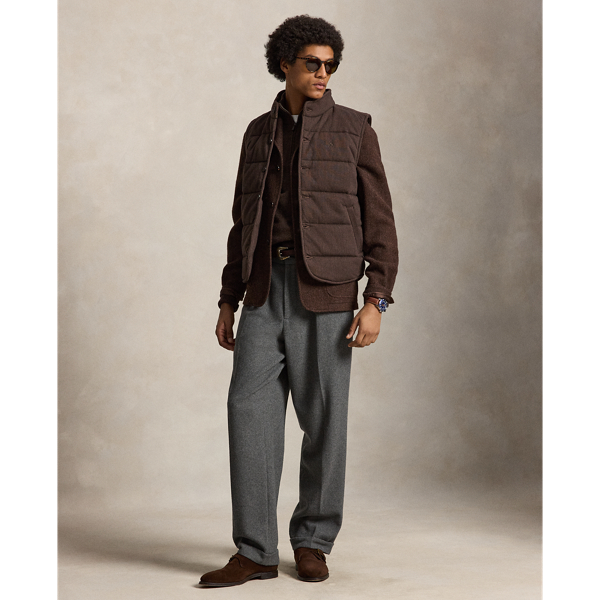 Quilted Double-Knit Jacquard Vest