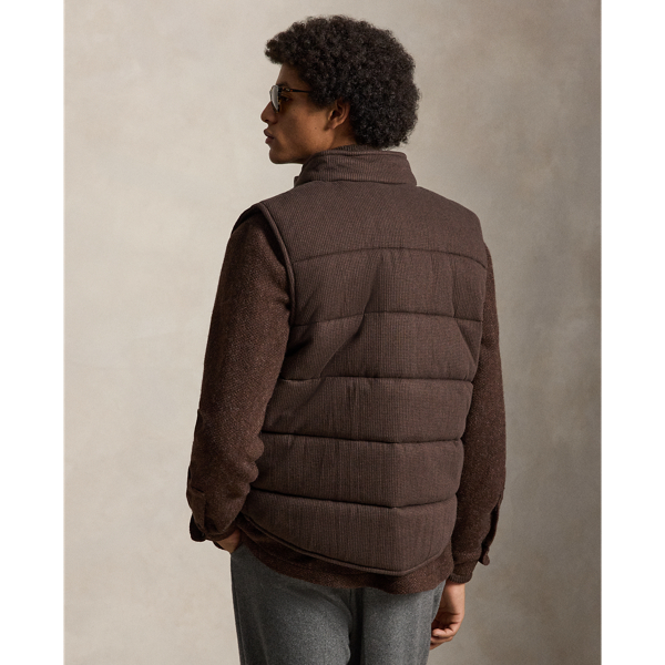 Quilted Double-Knit Jacquard Vest