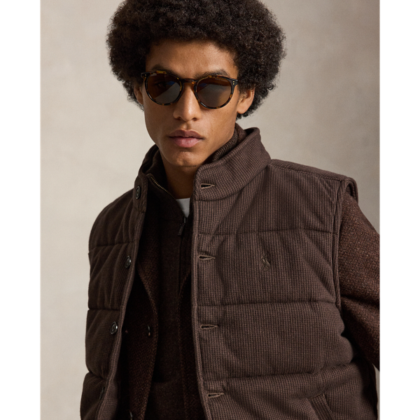 Quilted Double-Knit Jacquard Vest
