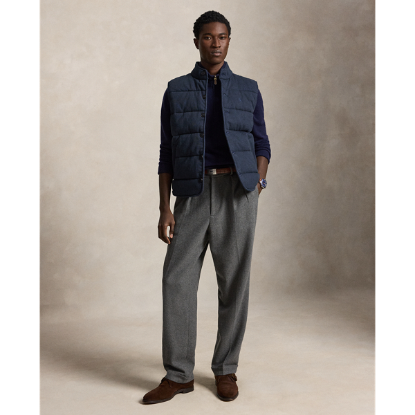 Quilted Double-Knit Jacquard Vest