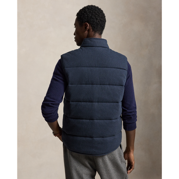 Quilted Double-Knit Jacquard Vest