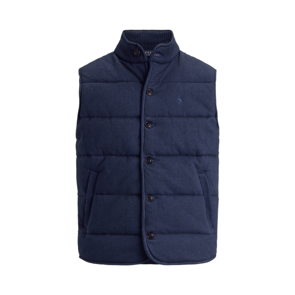 Quilted Double-Knit Jacquard Vest