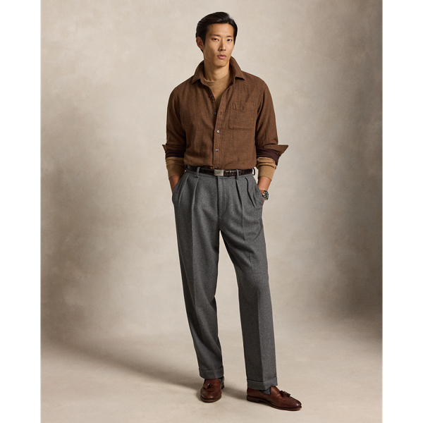 Classic Fit Houndstooth Shirt
