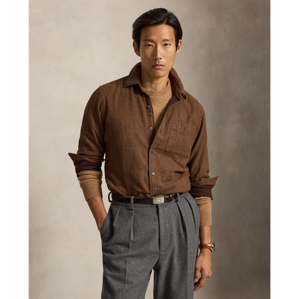 Classic Fit Houndstooth Shirt