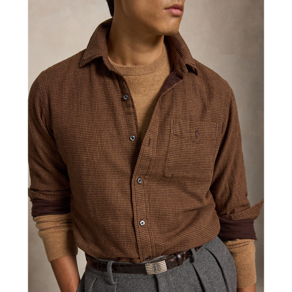 Classic Fit Houndstooth Shirt