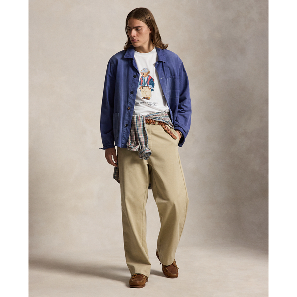 Classic fit jersey T-shirt met Polo Bear Polo Ralph Lauren in Wit 4