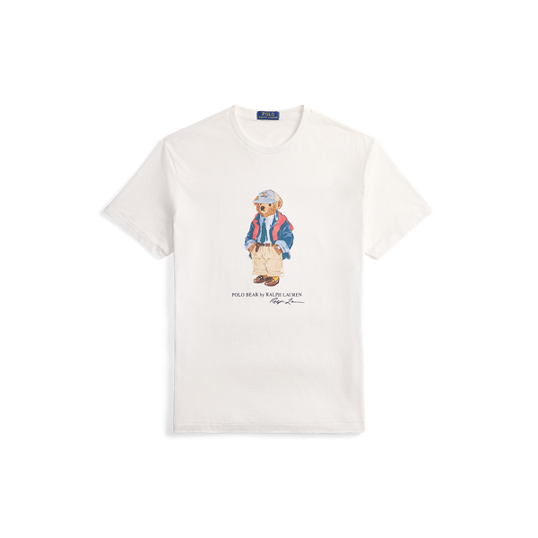 Classic fit jersey T-shirt met Polo Bear Polo Ralph Lauren in Wit 2