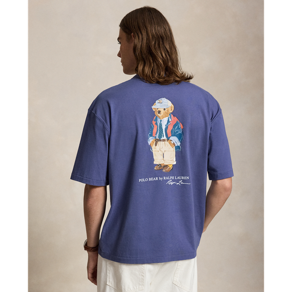T-shirt Polo Bear Relaxed Fit en jersey