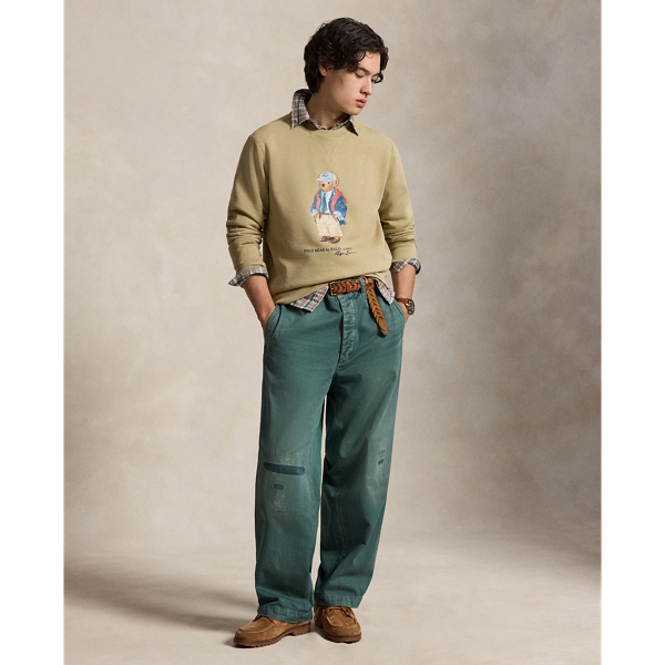 Fleece-Sweatshirt mit Polo Bear