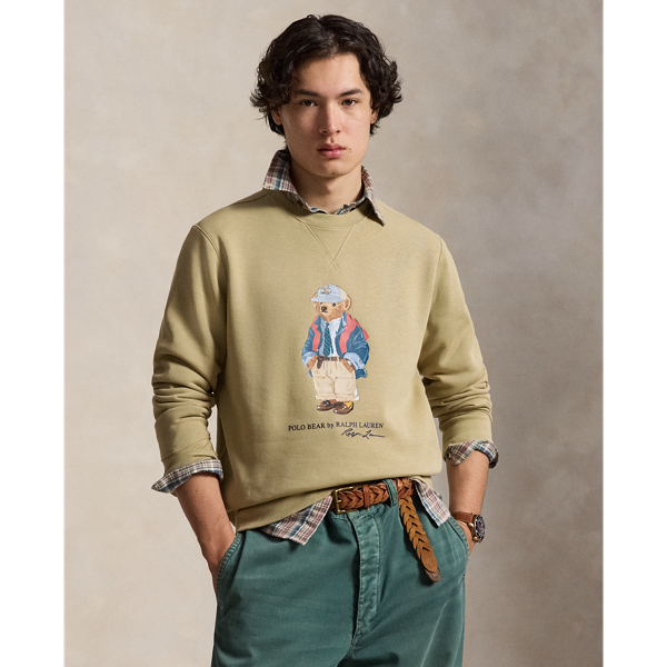 Fleece-Sweatshirt mit Polo Bear